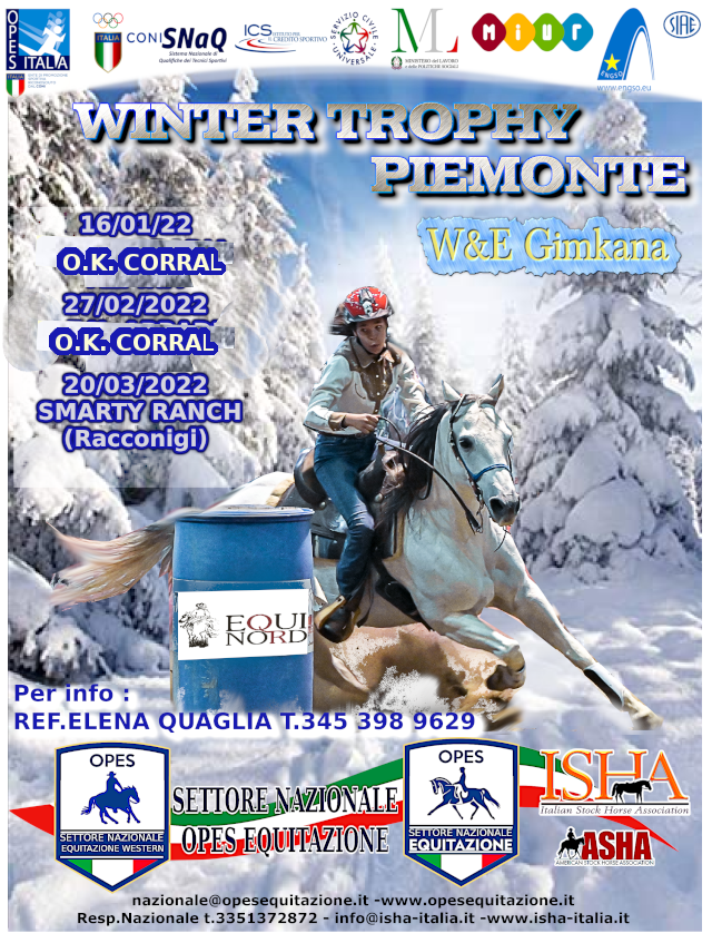 ISCRIVITI AL WINTER TROPHY GIMKANA PIEMONTE 2 TAPPA @ QUAGLIOTTI PERFORMANCE HORSES