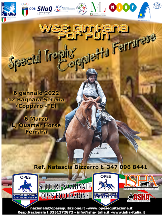 ISCRIVITI ALLO SPECIAL TROPHY COPPIETTA FERRARESE @ LJ PERFORMANCE HORSES