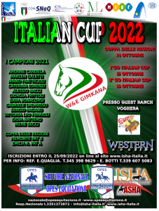 ITALIAN CUP 2022 -Nazionali Gimkana @ GUEST RANCH VOGHERA