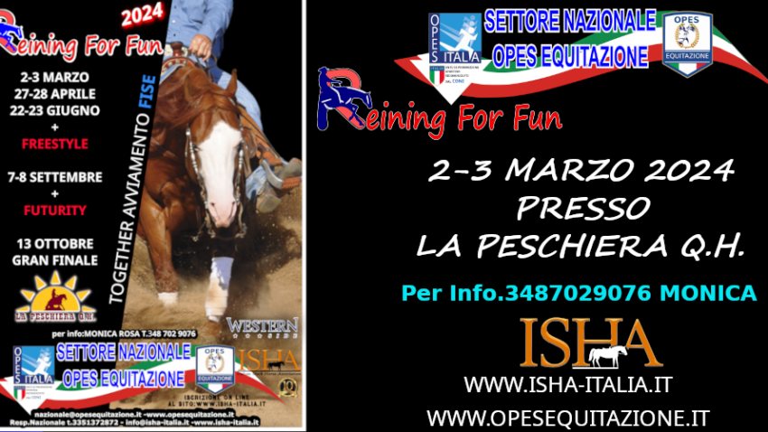 REINING FOR FUN @ LA PESCHIERA QUARTER HORSE